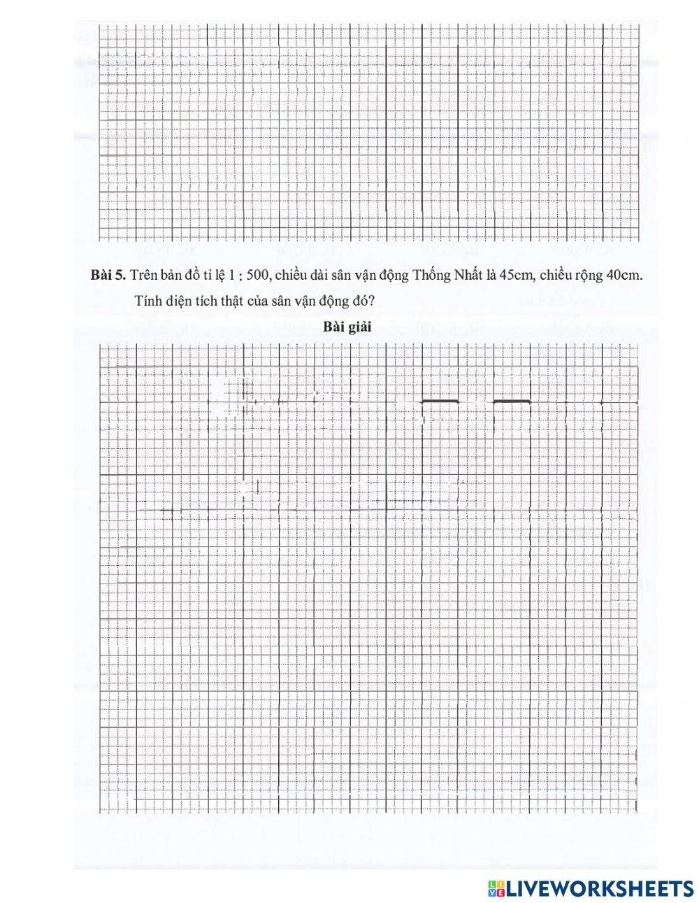 Toán 4 - Tuần 30 Bài tập