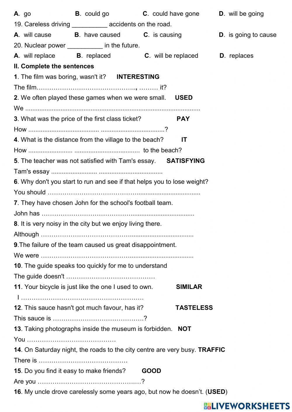 Bai tap boi duong hoc sinh gioi