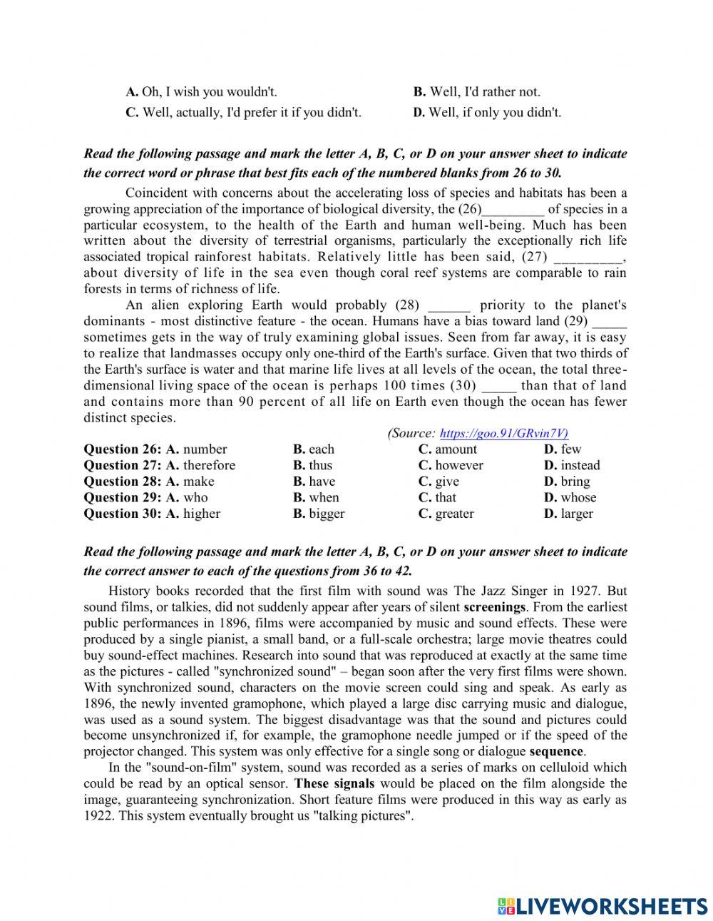 Lttn - practice test 30