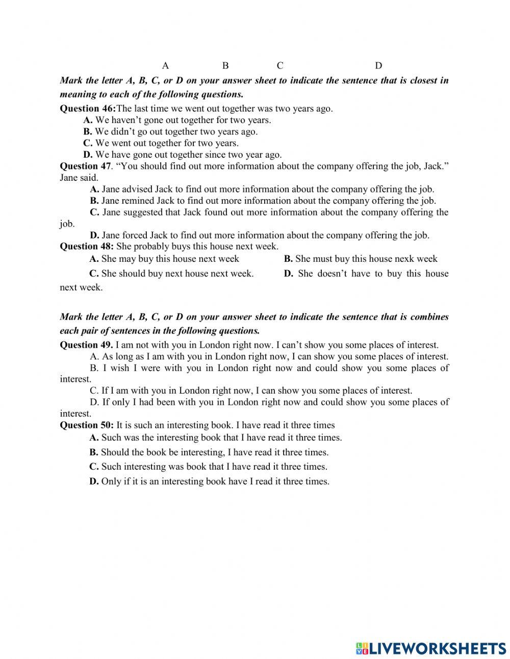 Lttn - practice test 30