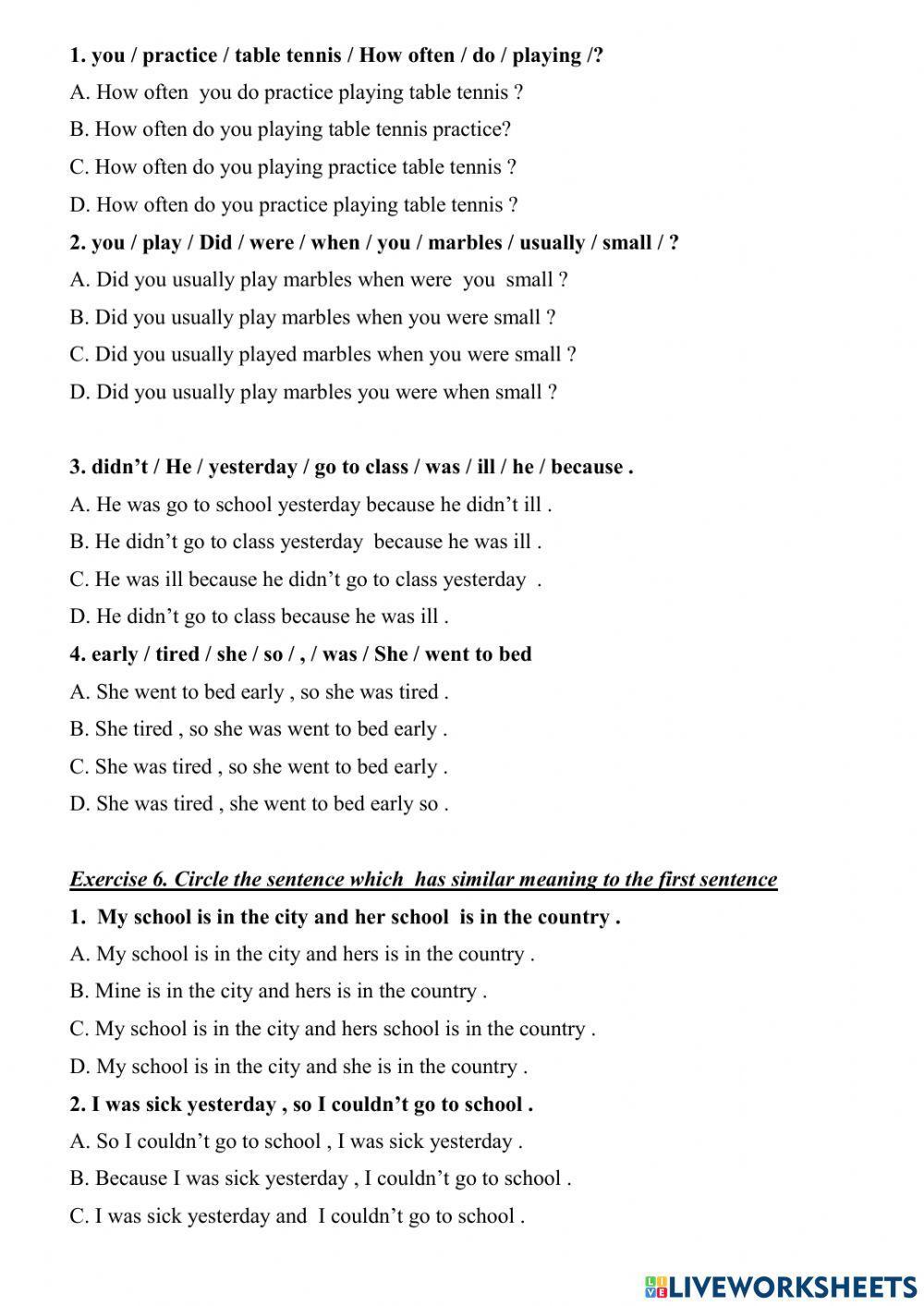 Group 4 - Mid-term test