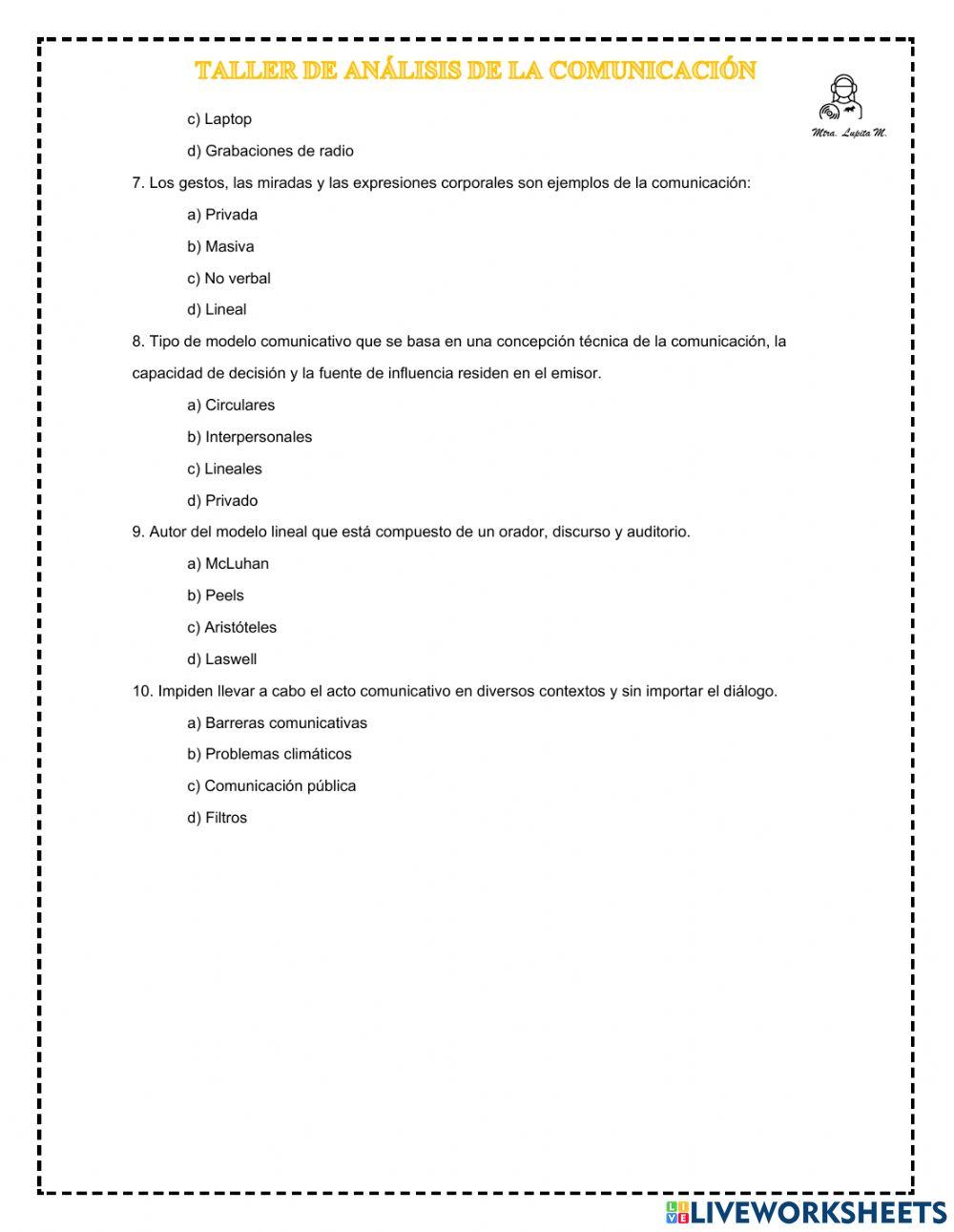 Modelos de comunicación