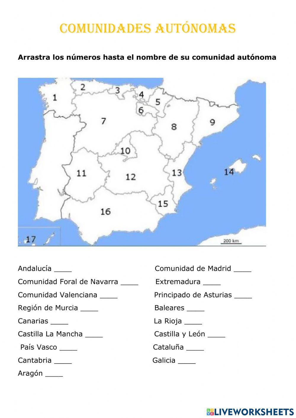 Comunidades autónomas