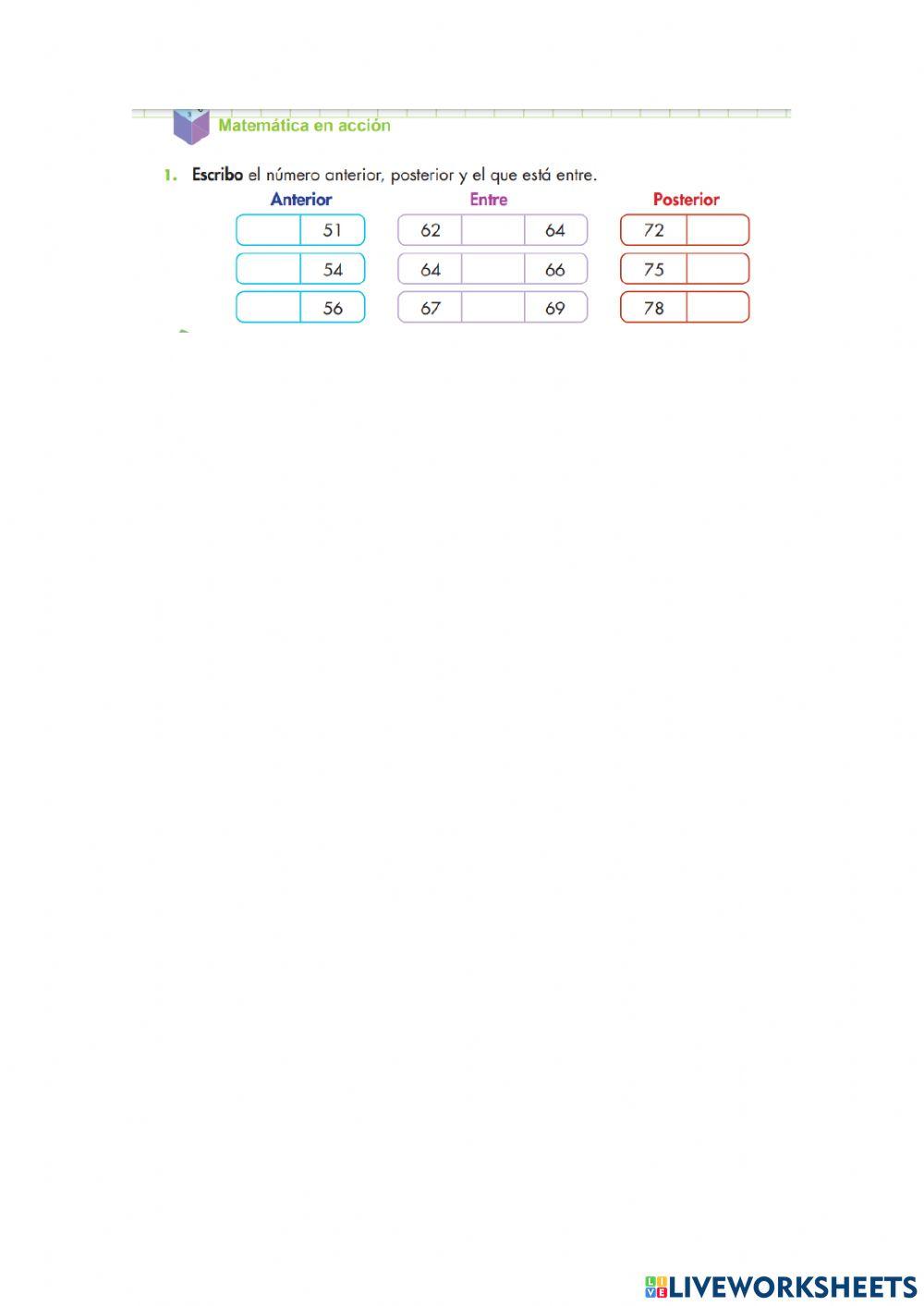 Menor que, mayor que, e igual