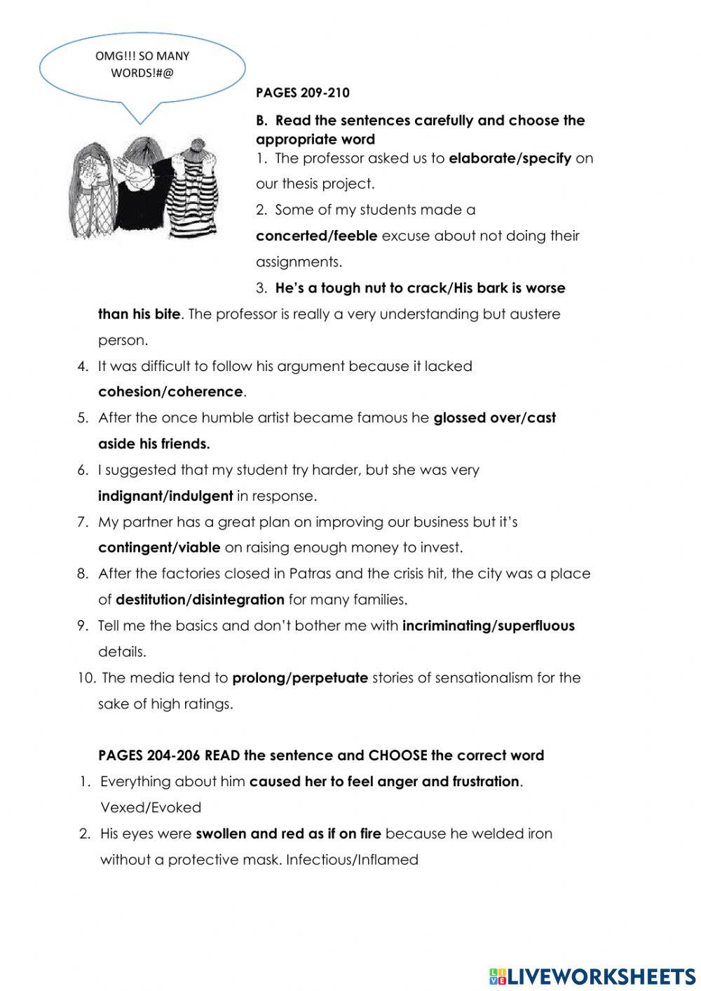 BURLINGTON BOOKS PRACTICE TESTS PAGES 204-210