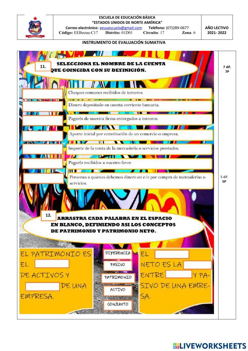 Evaluacio 1 bachillertao