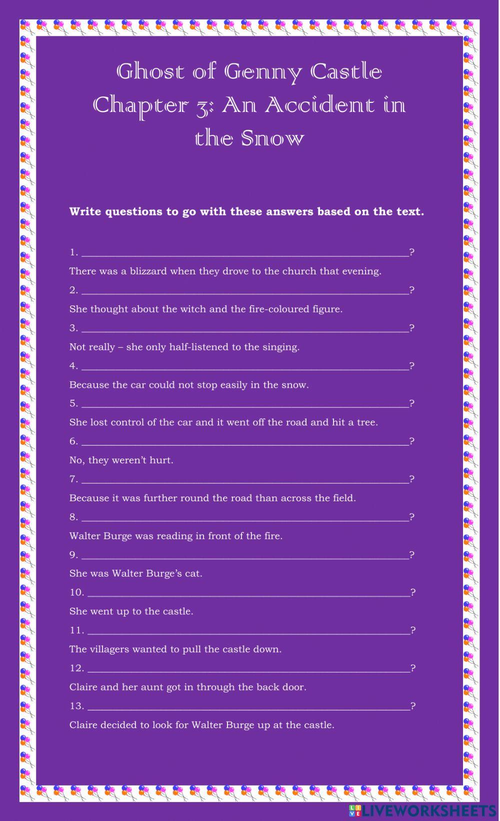 Ghost of Genny Castle: Chapter 3