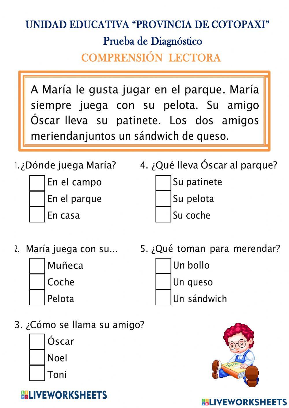 Prueba de diagnostica