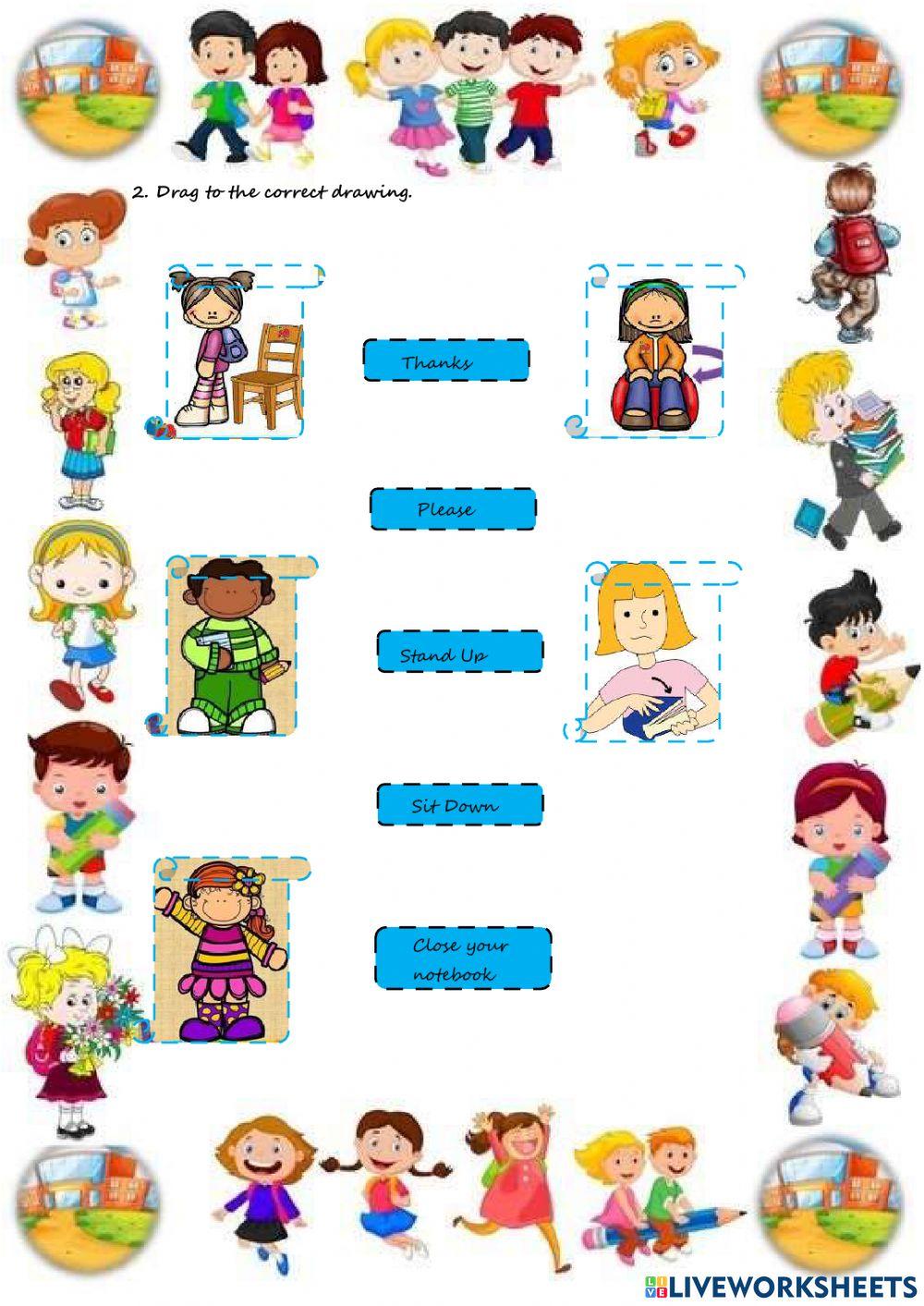 The comands in the class