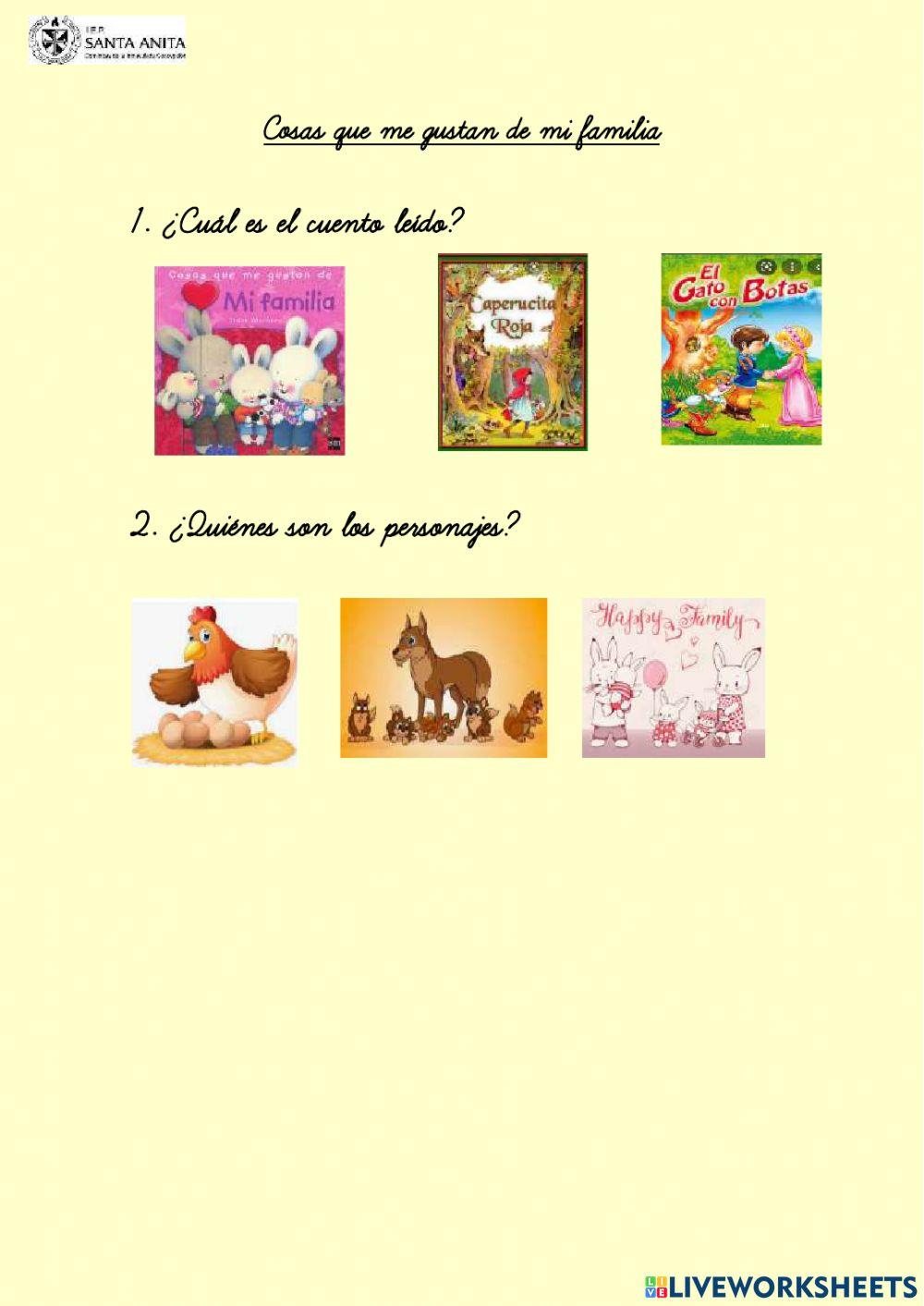 Cosas que me gustan de mi familia