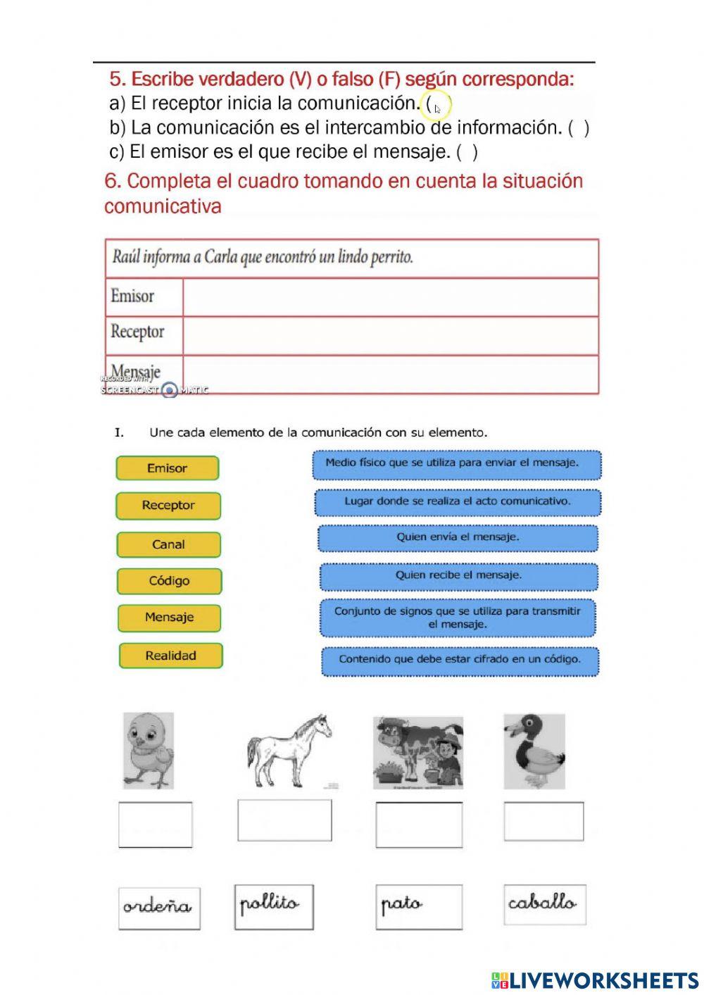 Evaluacion de Comunicación