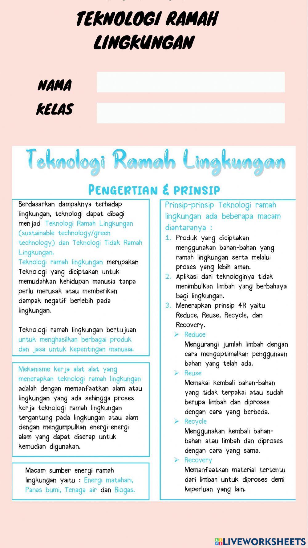 Teknologi ramah lingkungan