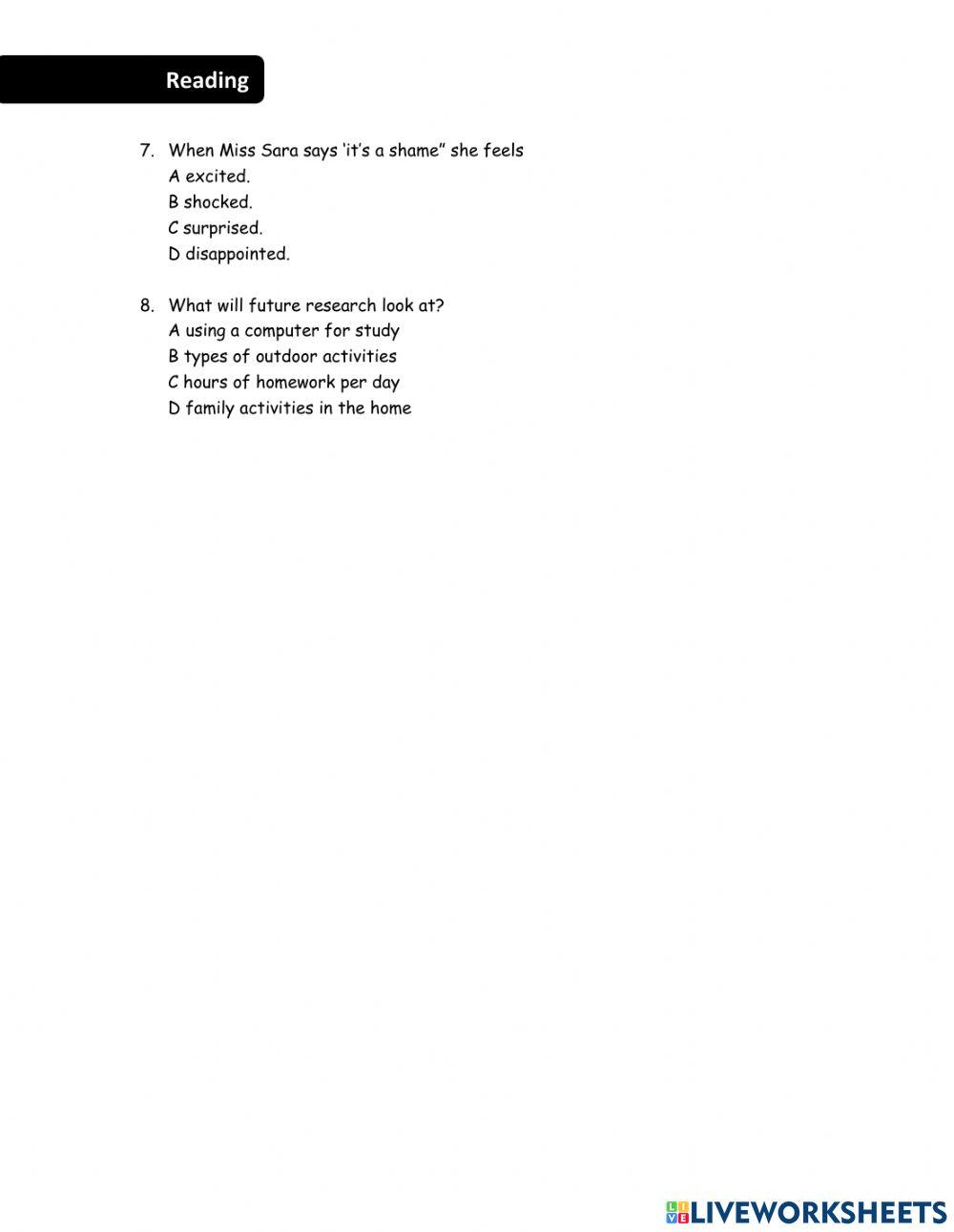 Students after school