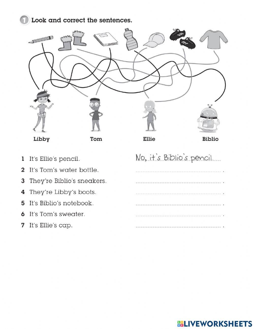 Chapter 2 Grammar WS