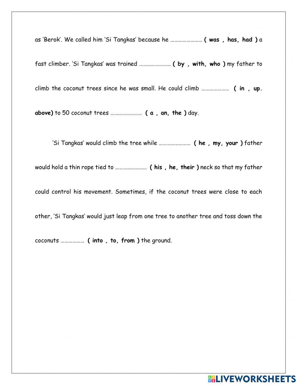 Si Tangkas the Pig-Tailed Monkey (BLUE)