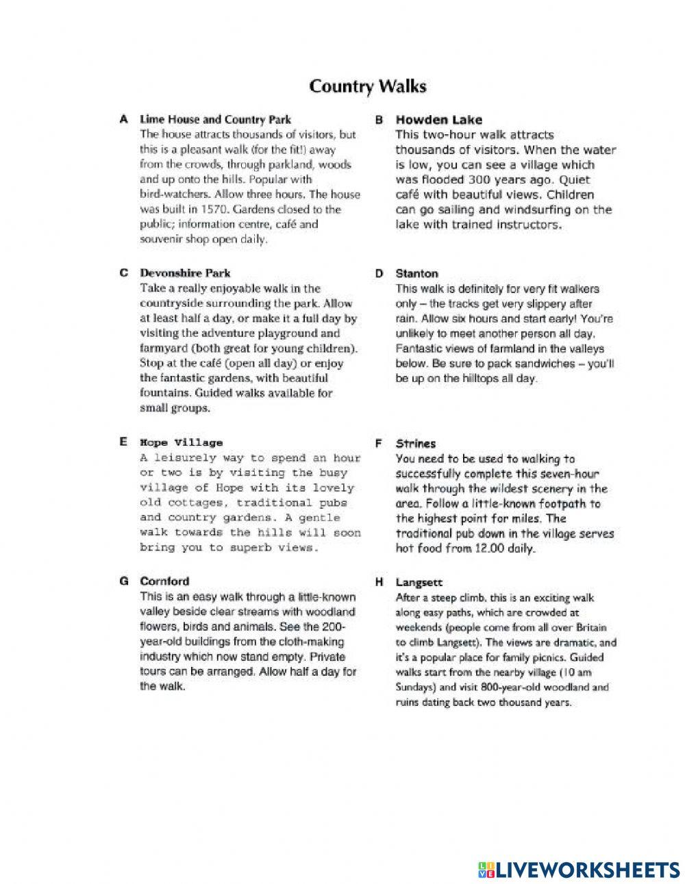 PET Mock Test Reading