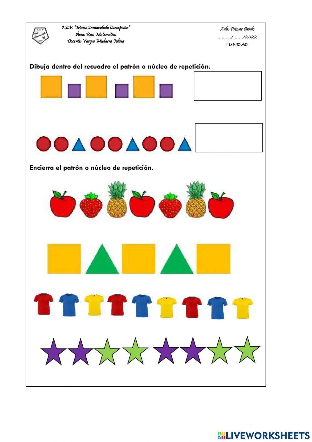 Patrones de repeticion