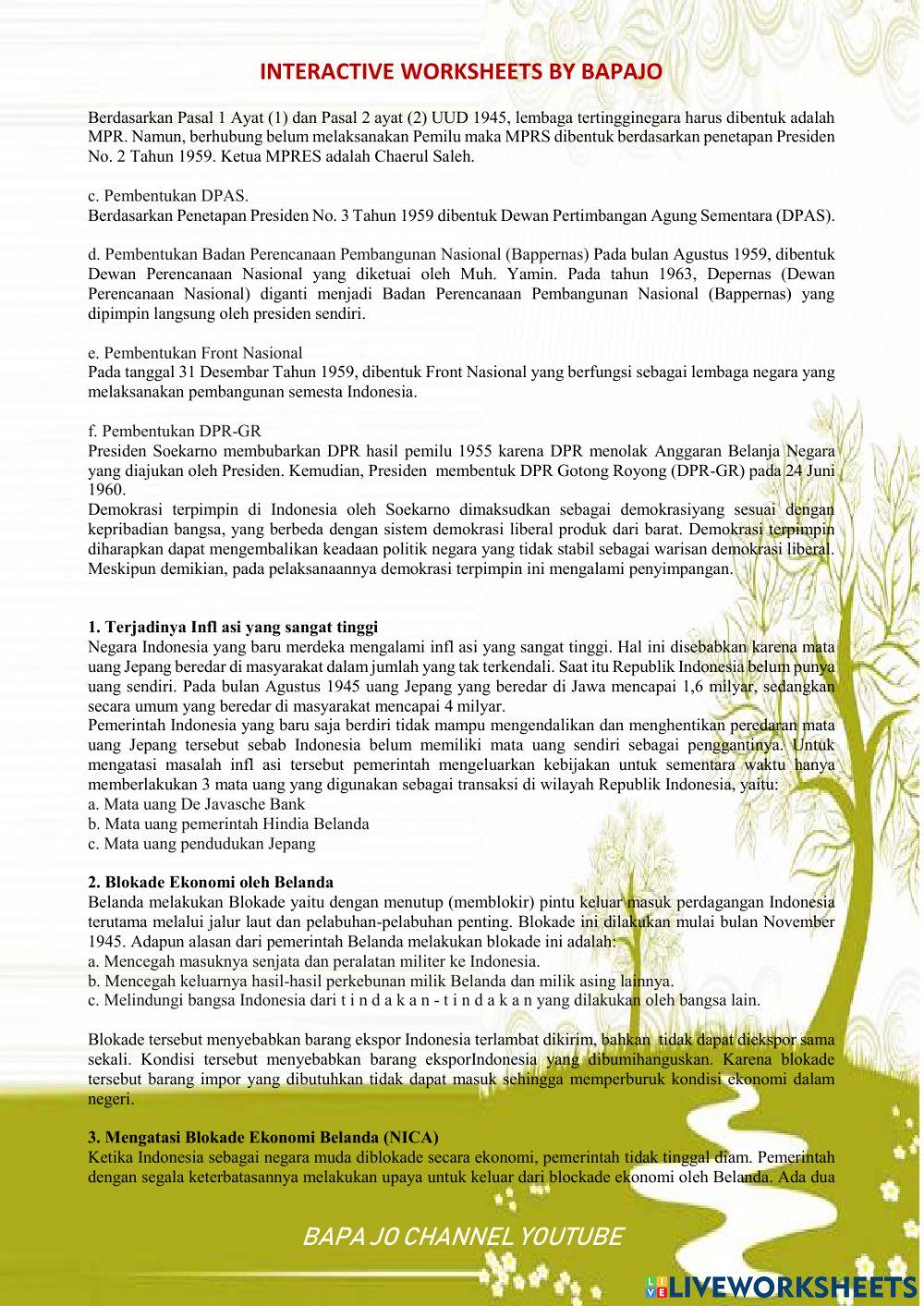 Politik ekonomi negara belia