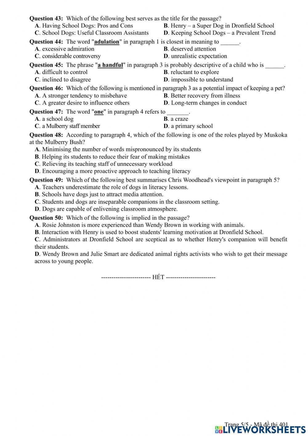 GCSE 2018 - Grade 12