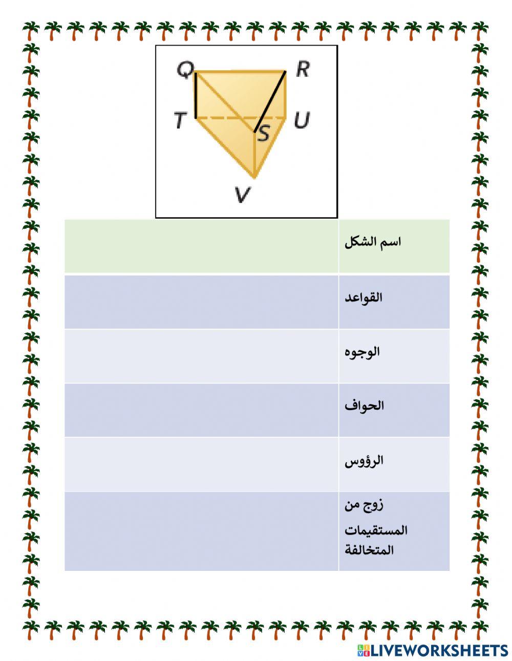 الأشكال ثلاثية الأبعاد
