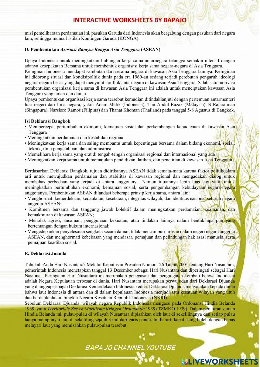 Menjalin persahabatan dunia