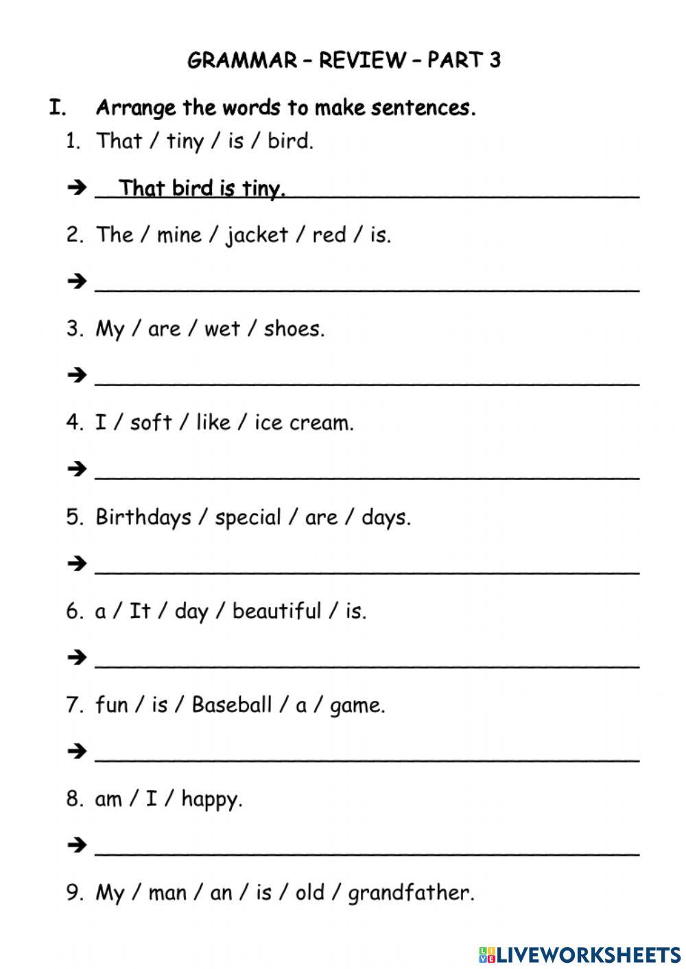 Grammar 2 review mid2 part 3
