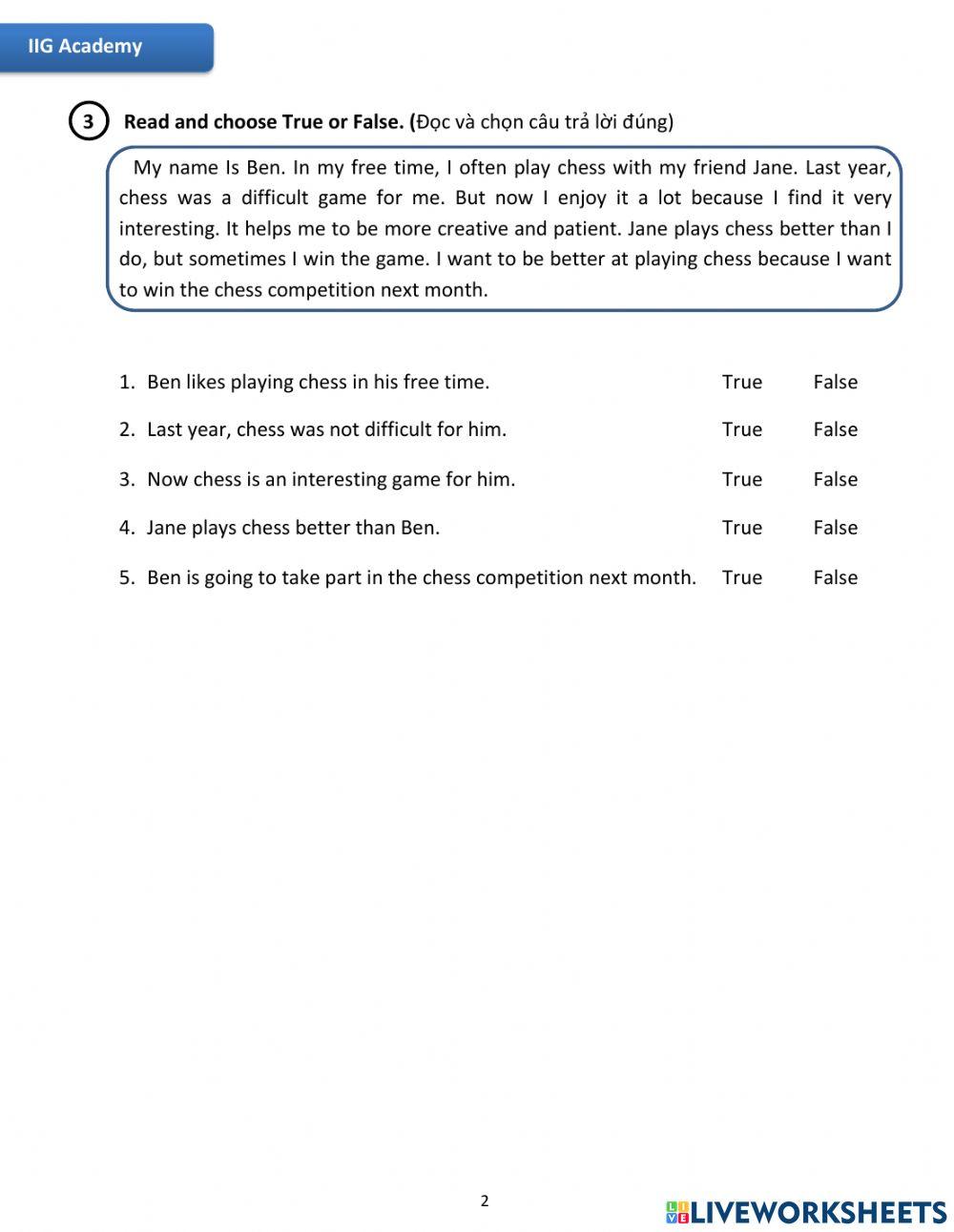 IIG-Grade 5-Worksheet 24