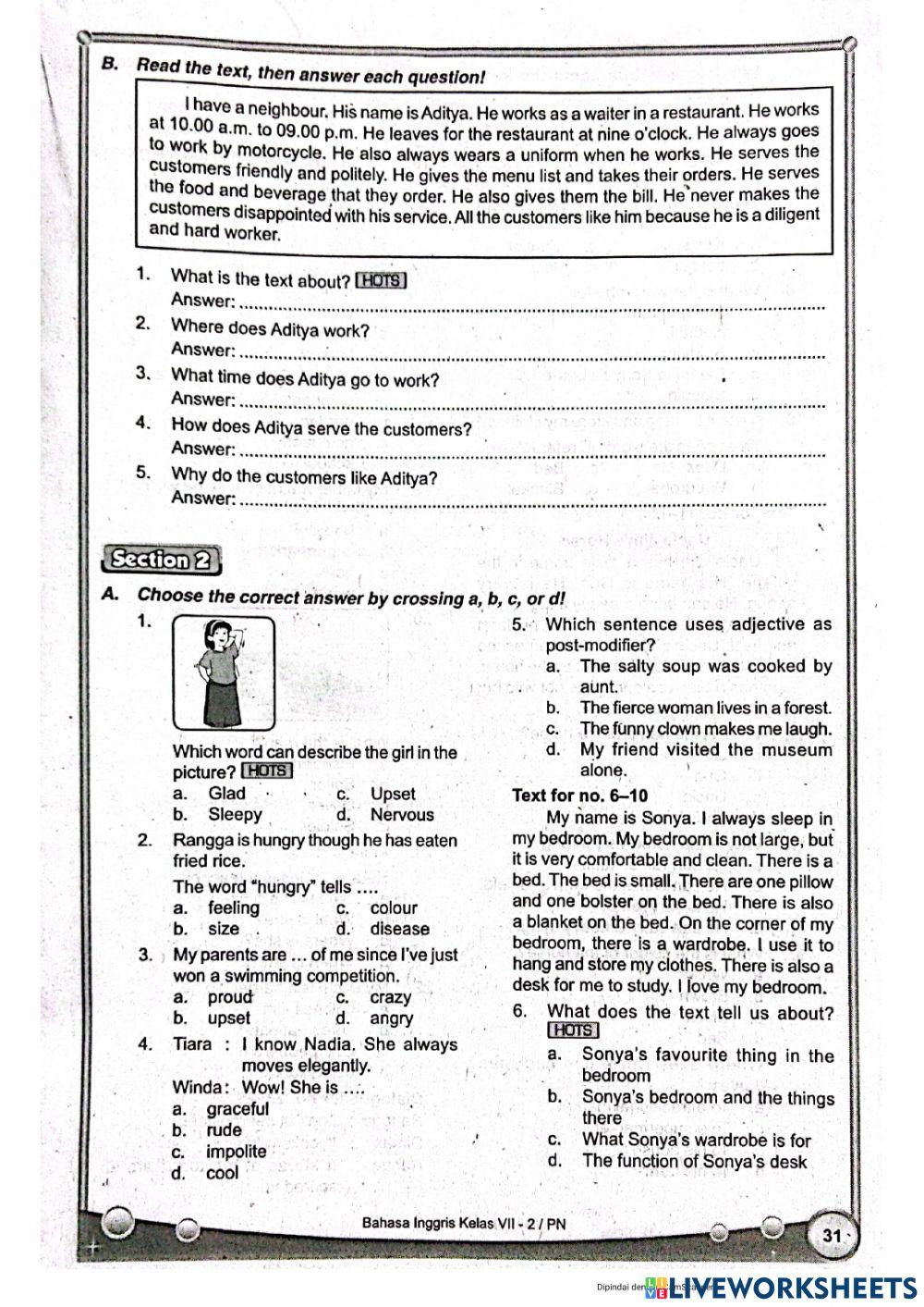 Mid Term Test 2 (section 2)