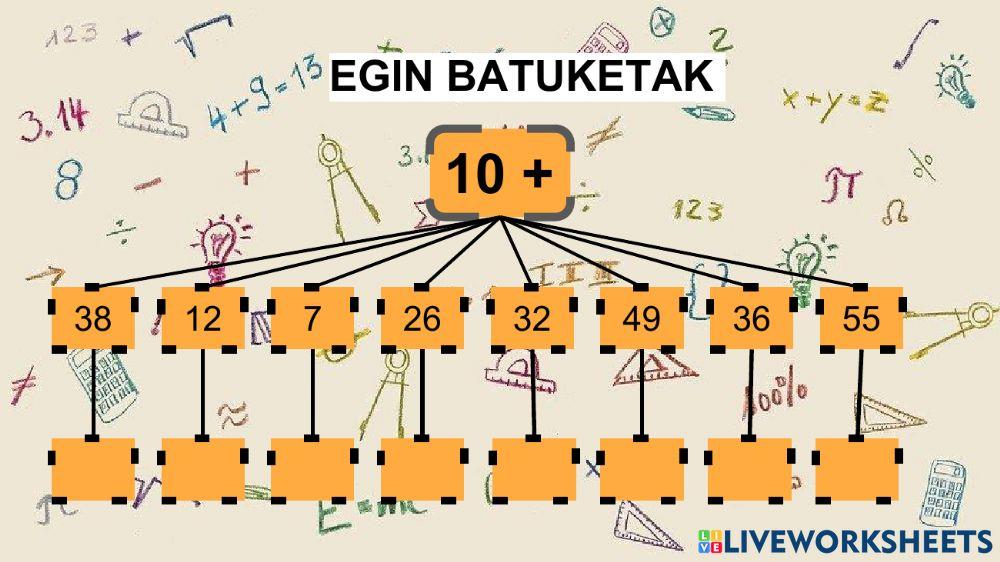 Batuketak egin