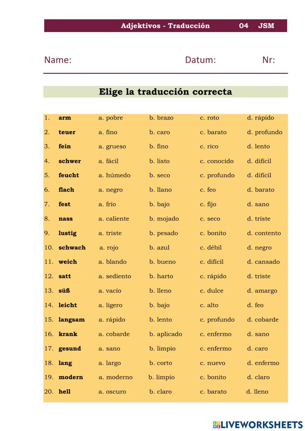 Adjetivos traducción 04