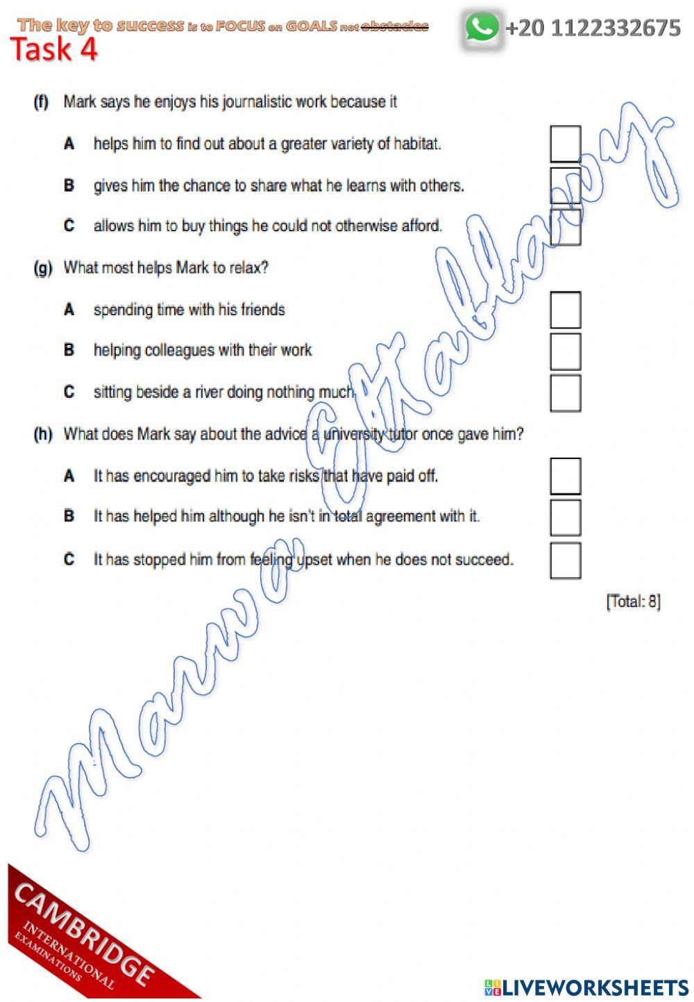 S30 P4 EP Assignment