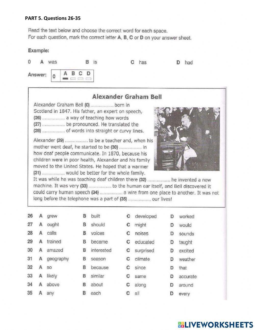 Reading and writing 1