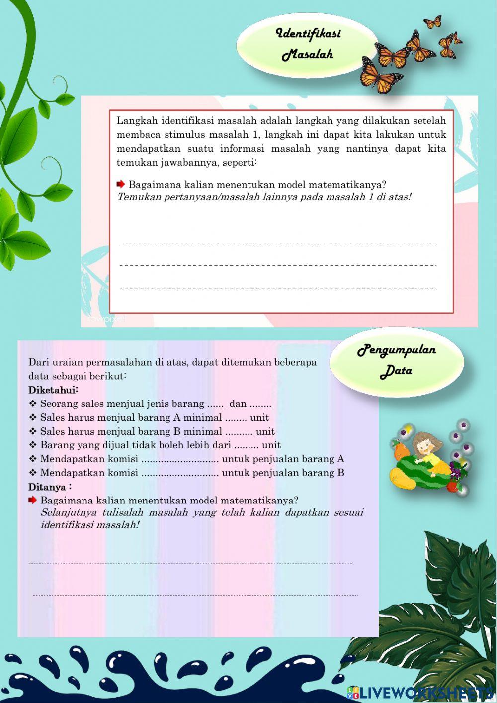 Soal Evaluasi No.1 (Materi Program Linear)