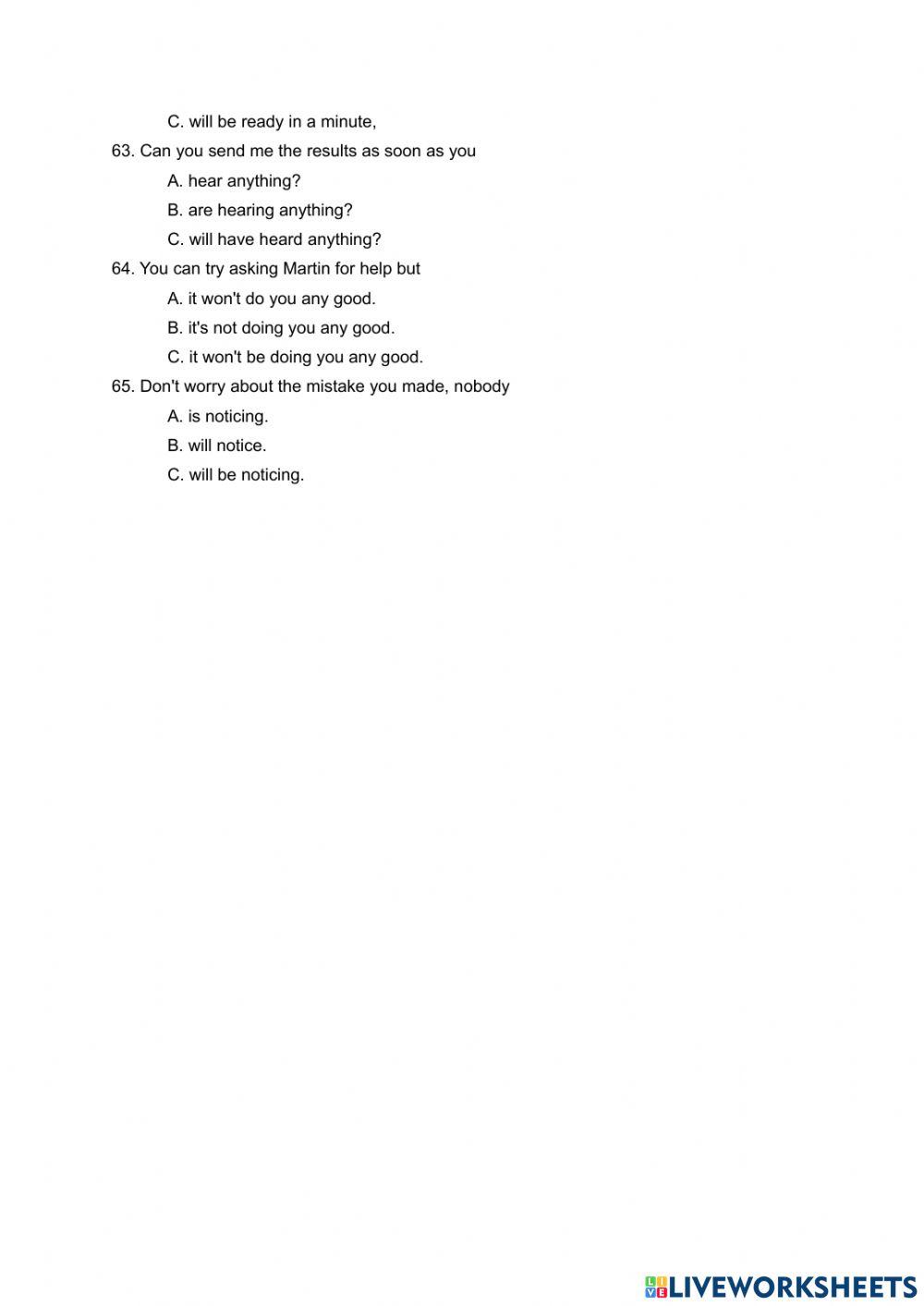 Grammar consolidation  present and future