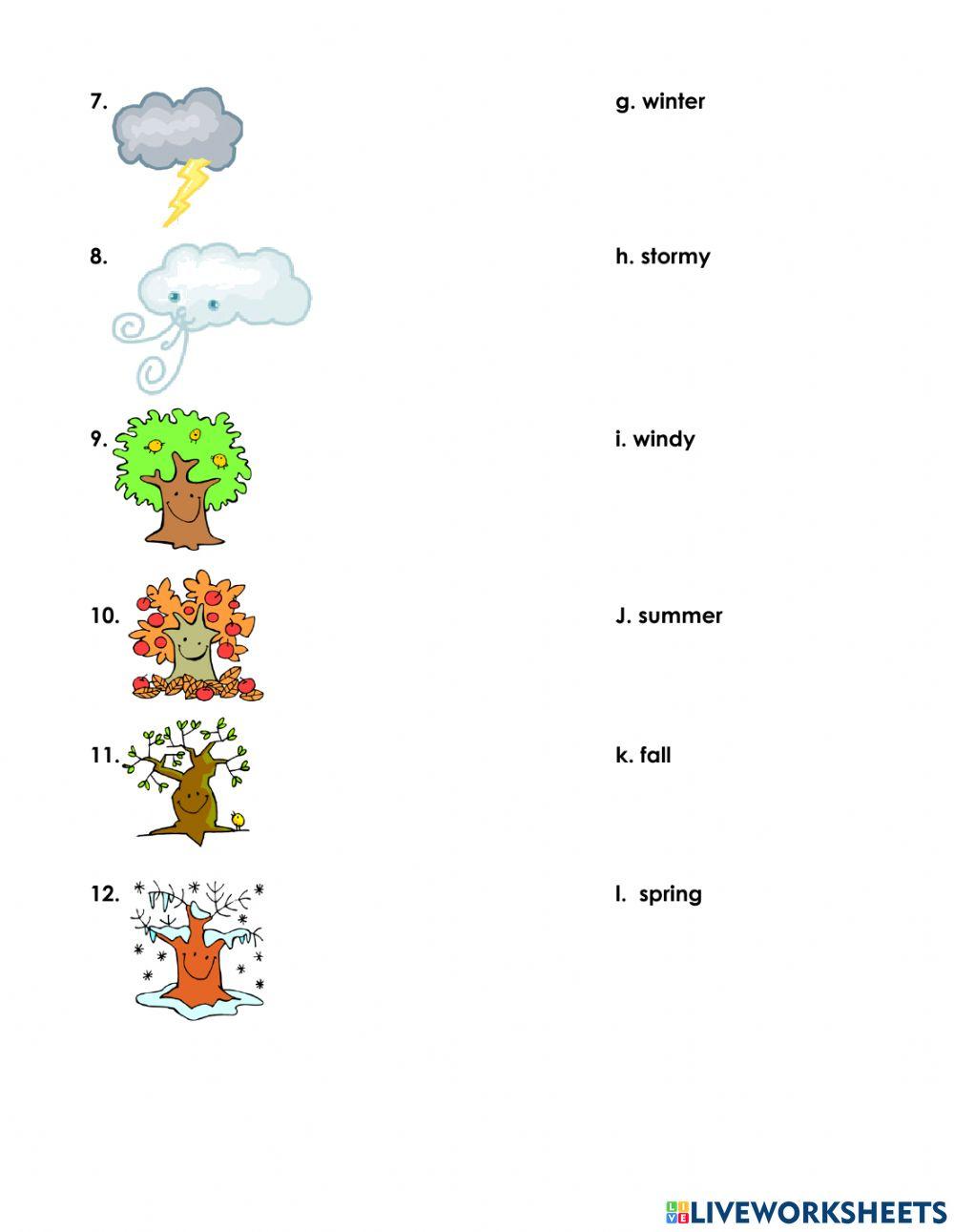 Seasons and Weathers