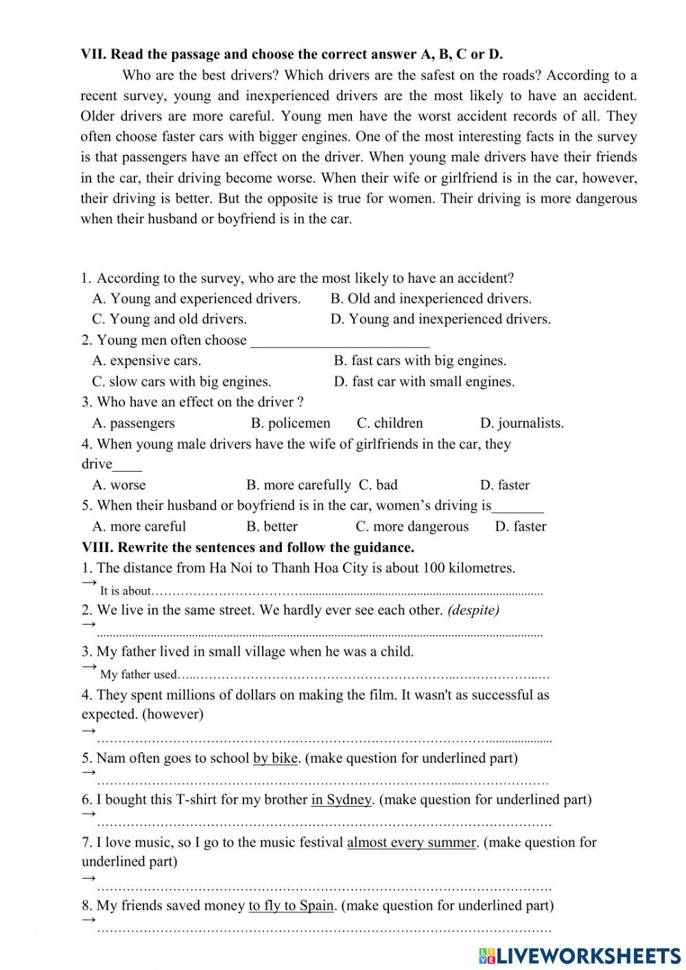 Đề cương anh 7 part 3