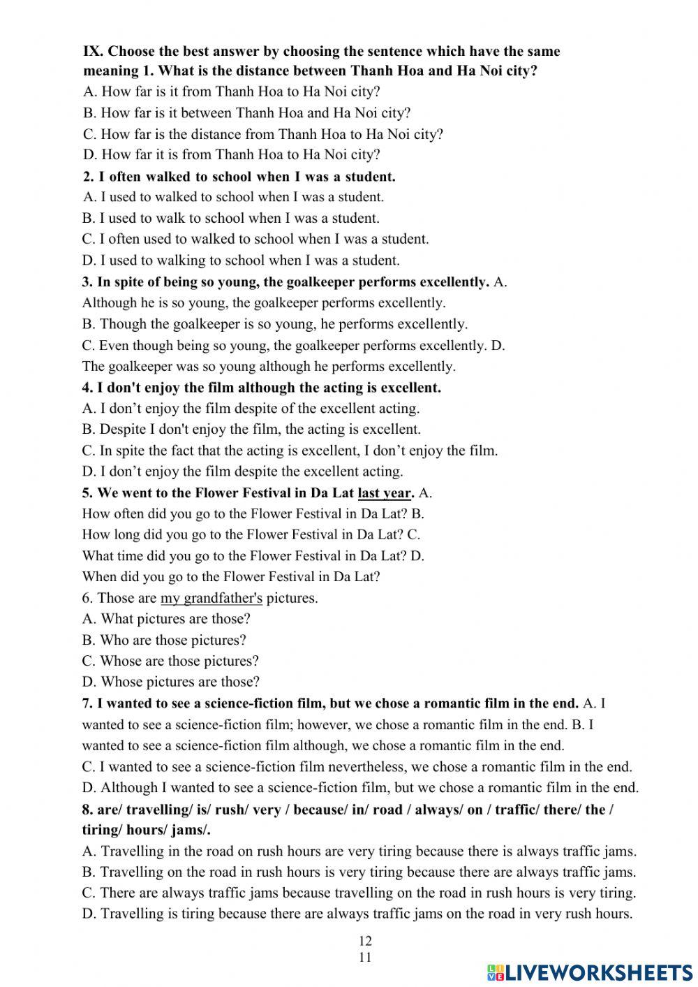 Đề cương anh 7 part 3