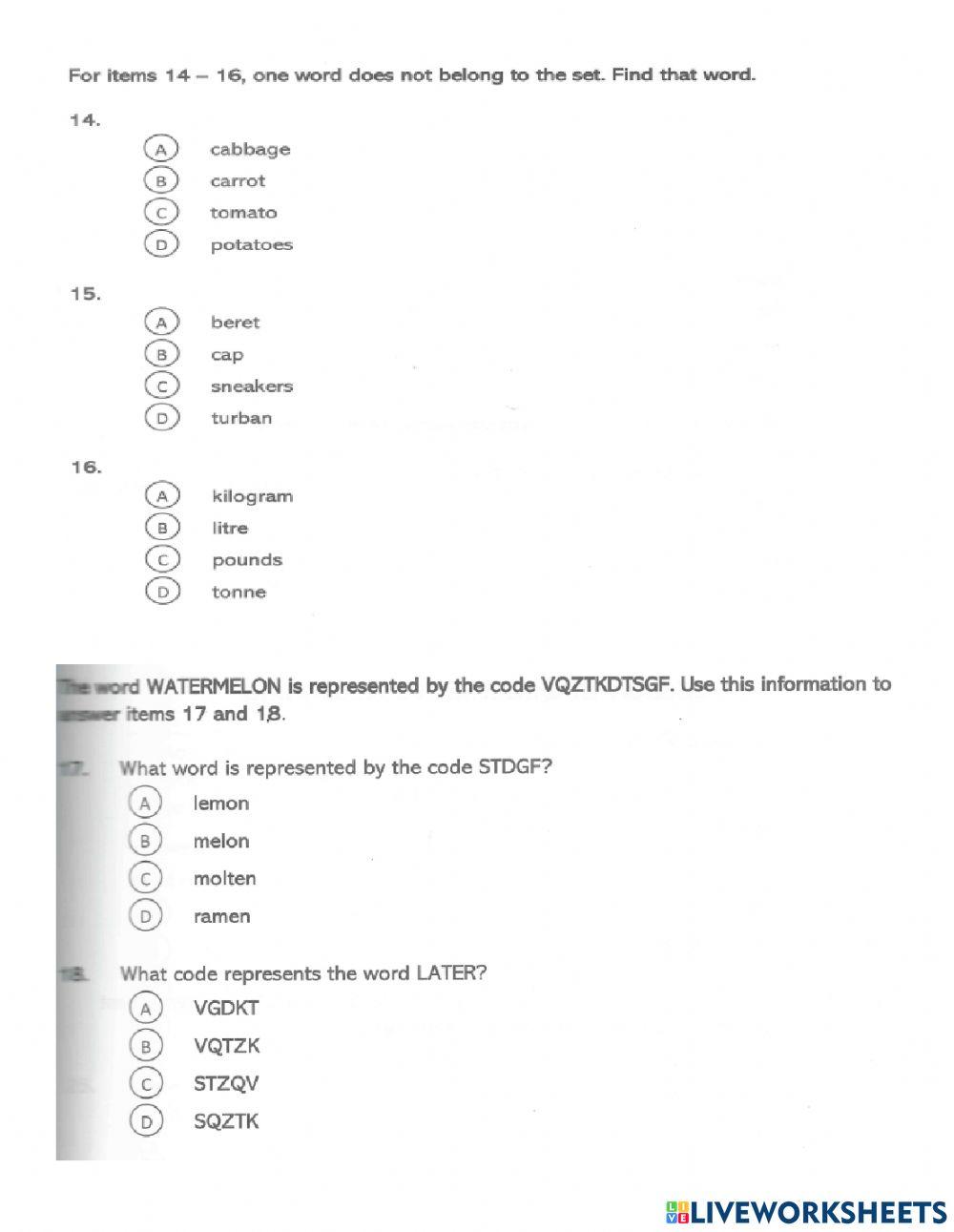 Verbal Reasoning Medix 6