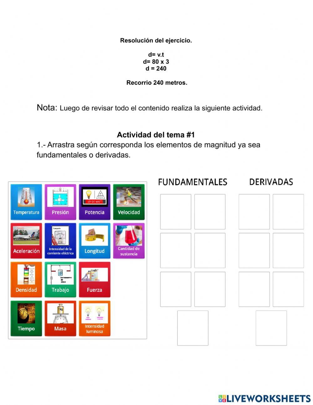 Paquete de estudio -La Magnitud-