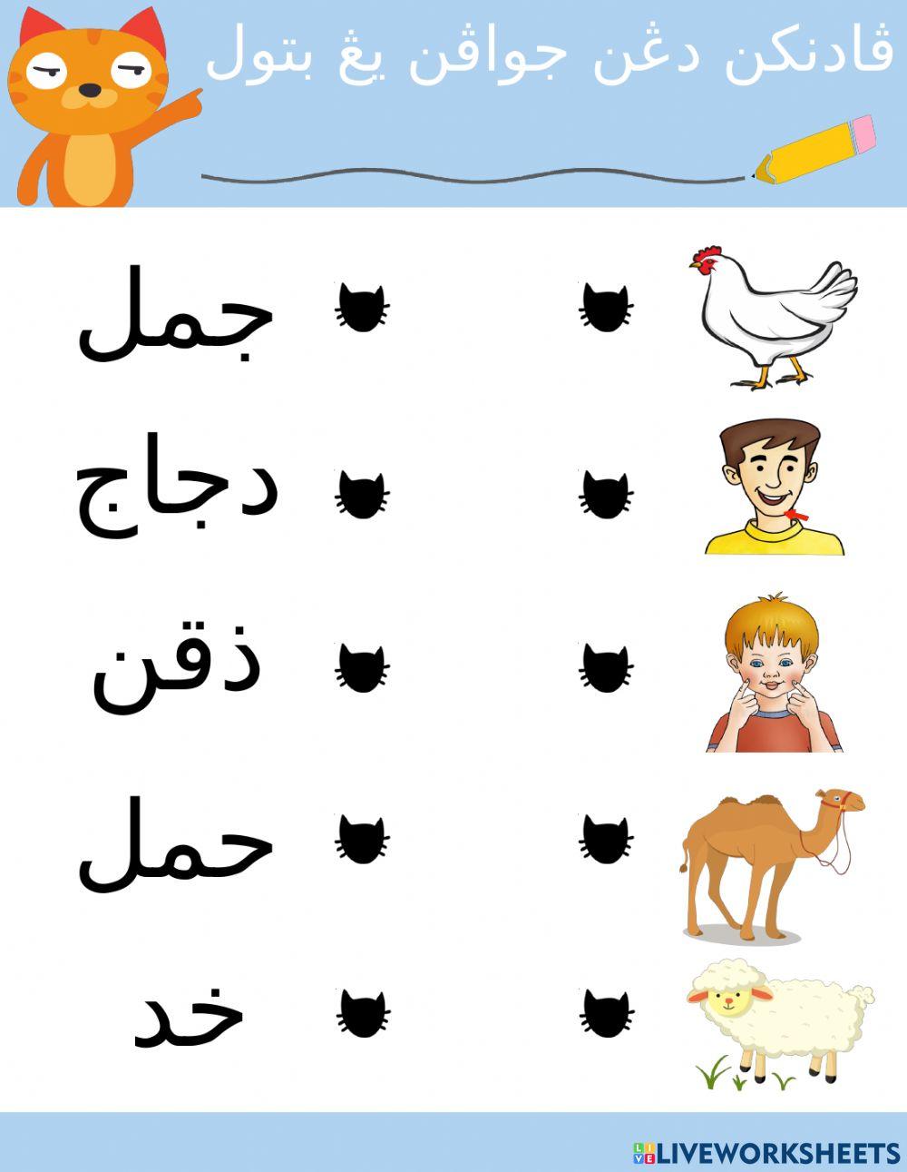 Bahasa arab - huruf jim - dzal
