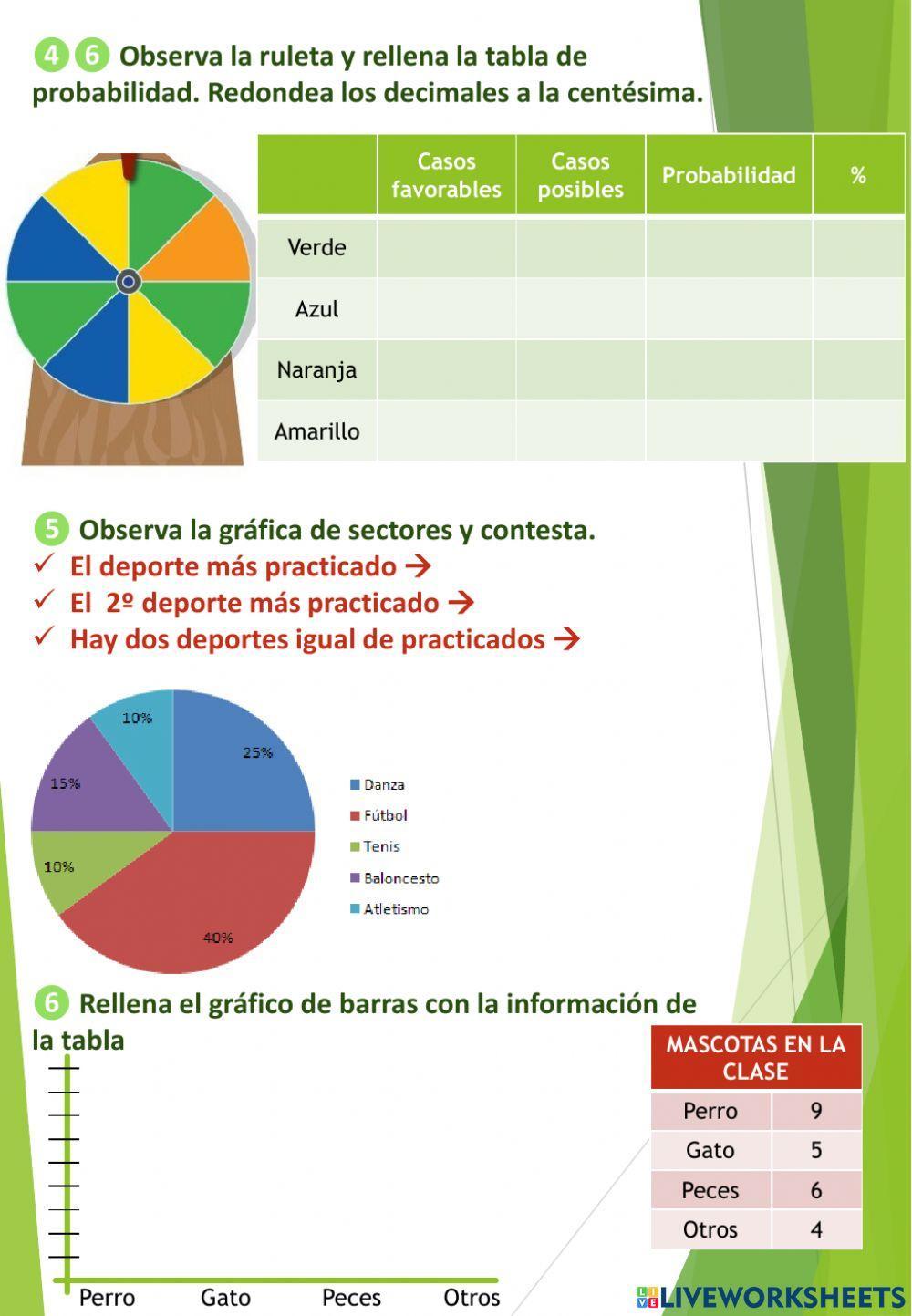 Repaso tema 8 Matemáticas 6º Repaso tema 8 Matemáticas 6º