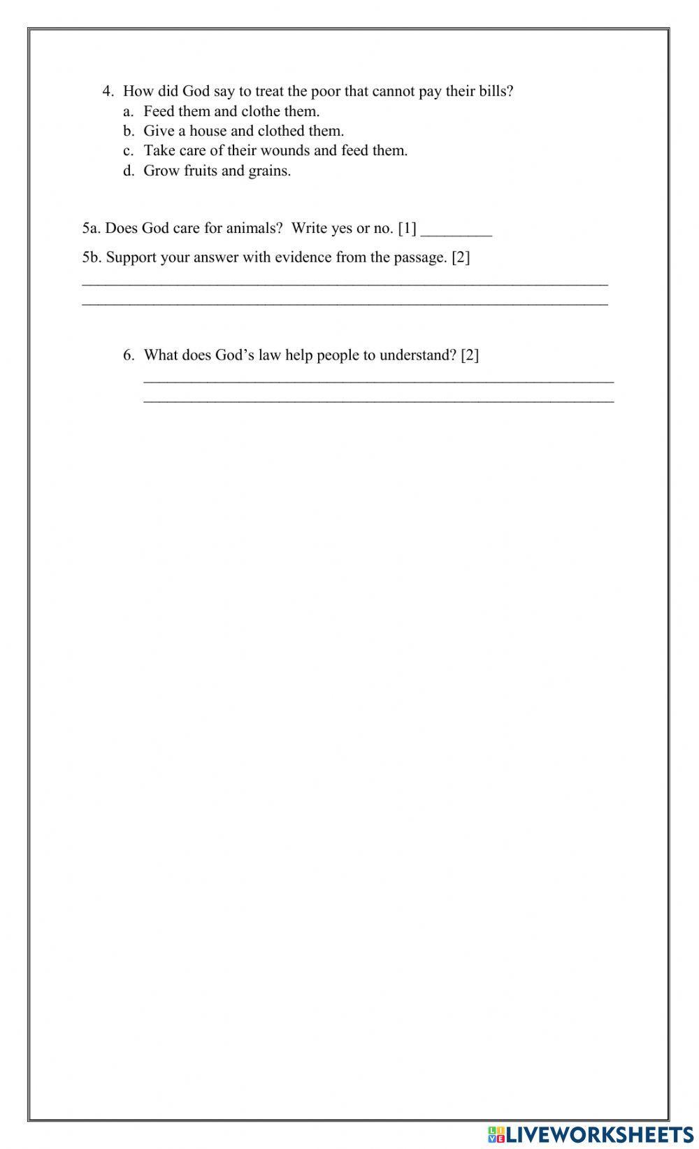 Caring For God's Creation