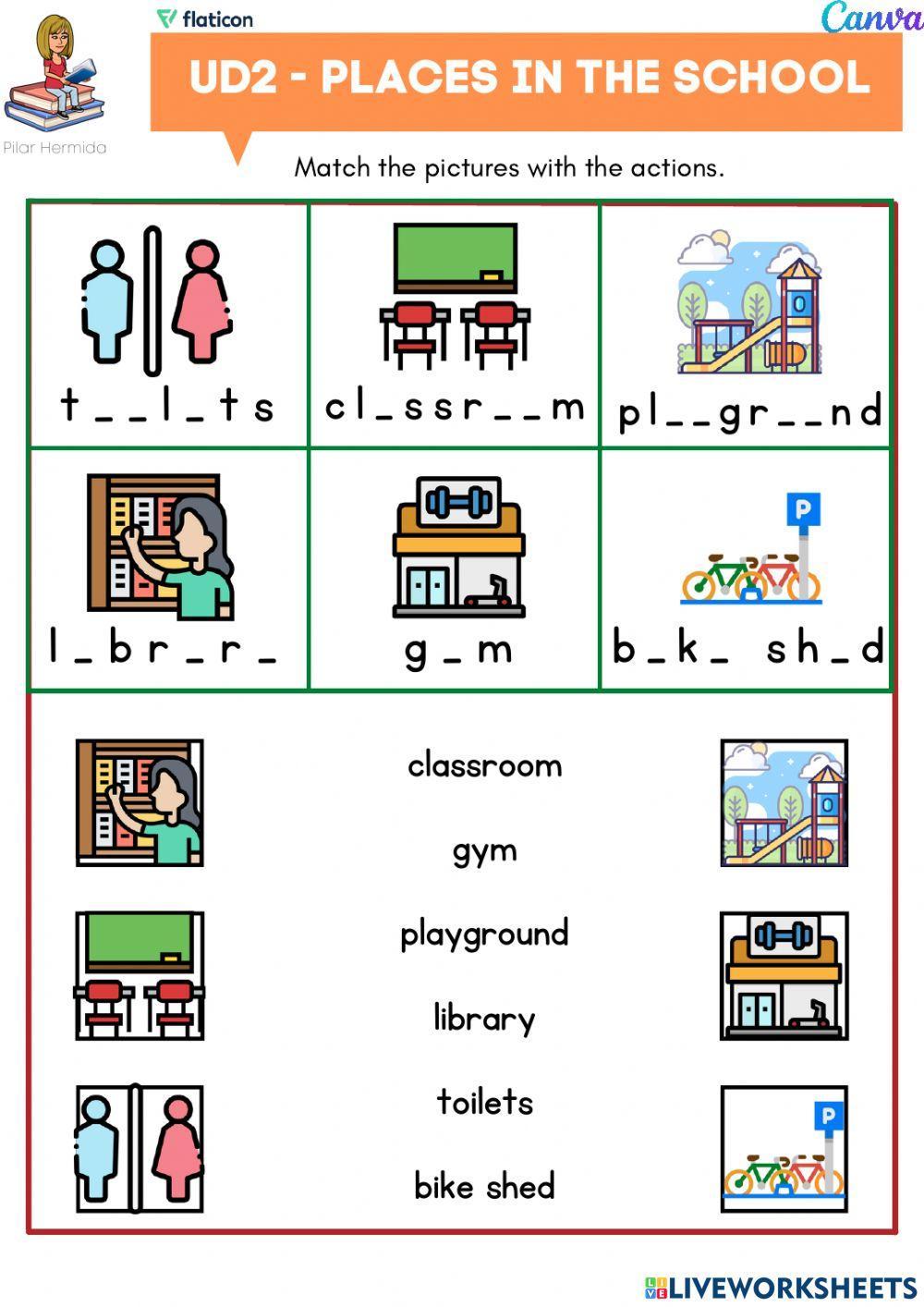 2EP UD2 Places in the school p6