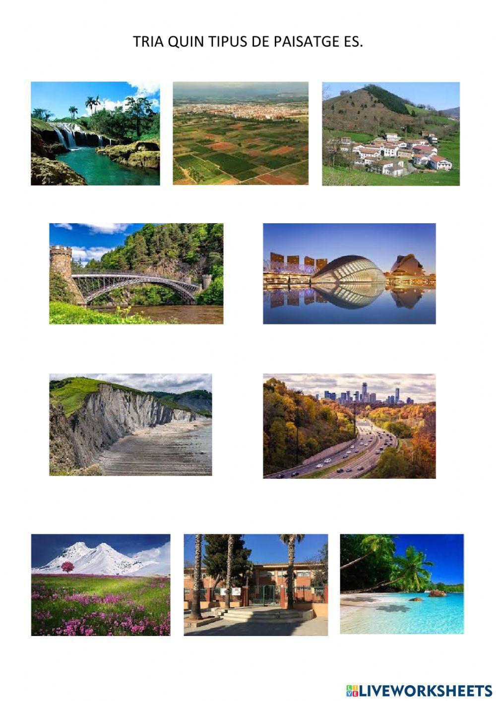 Paisatge natural o humanitzat