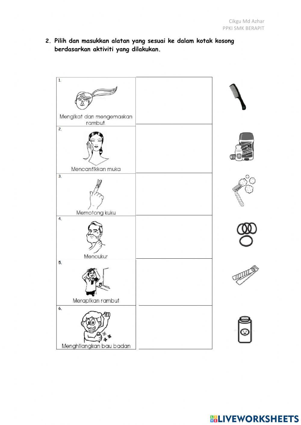 Mengurus diri dari aspek fizikal dan personaliti diri