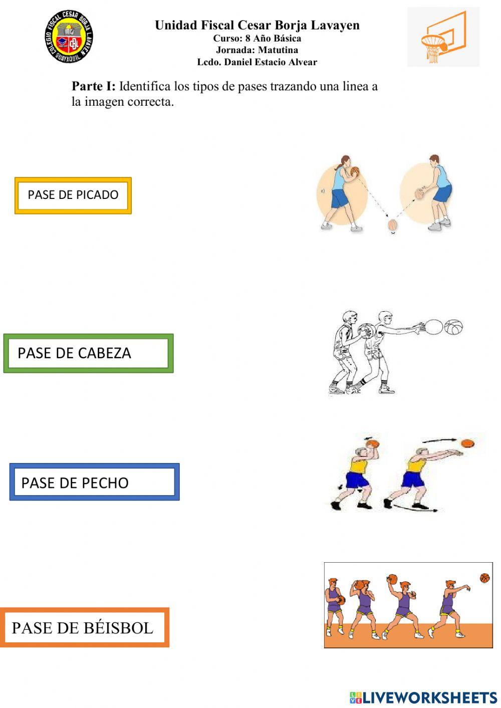 Tecnicas del baloncesto - DANIEL ISRAEL ESTACIO ALVEAR