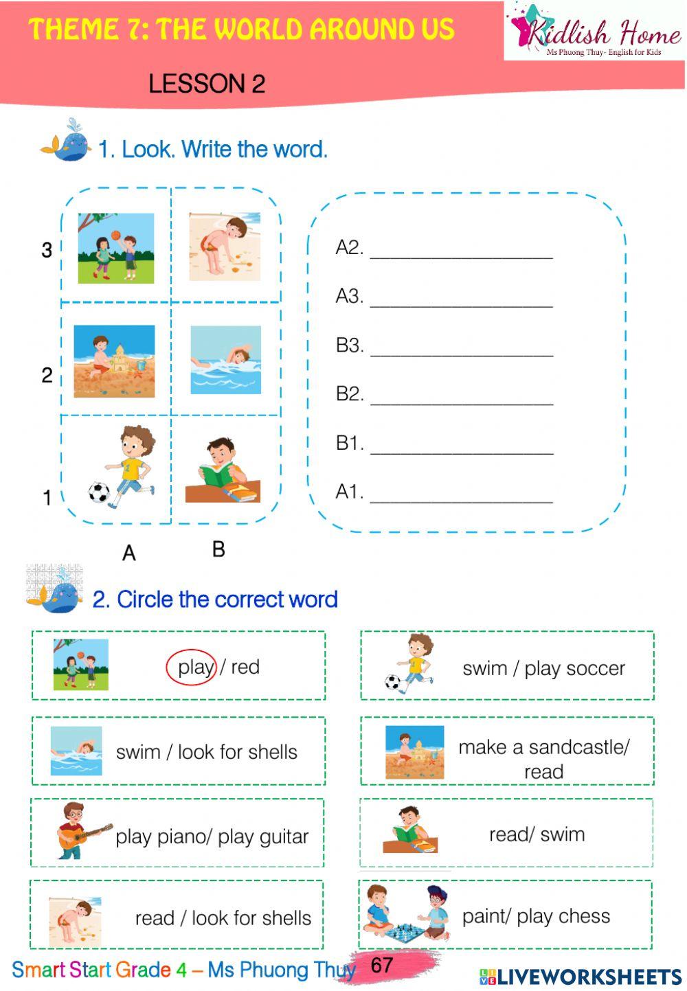 SM4- Theme 7:  lesson 2
