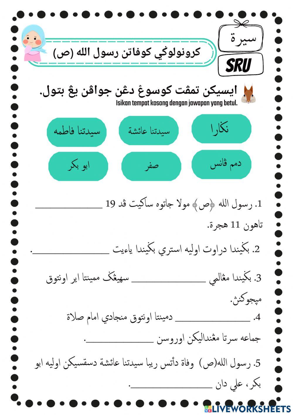 Kewafatan rasulullah s.a.w