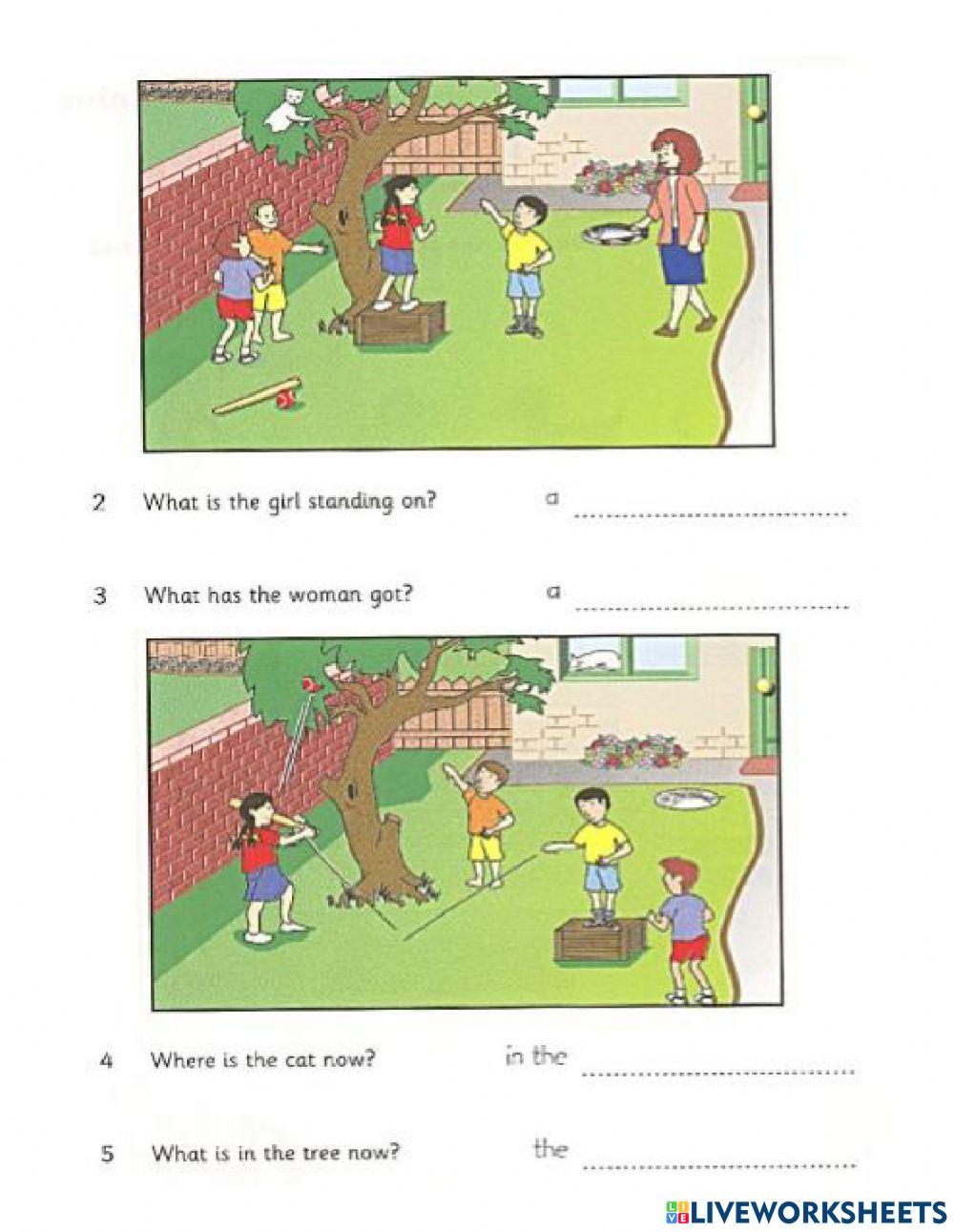 Starters 5 Test 1 Reading - writing