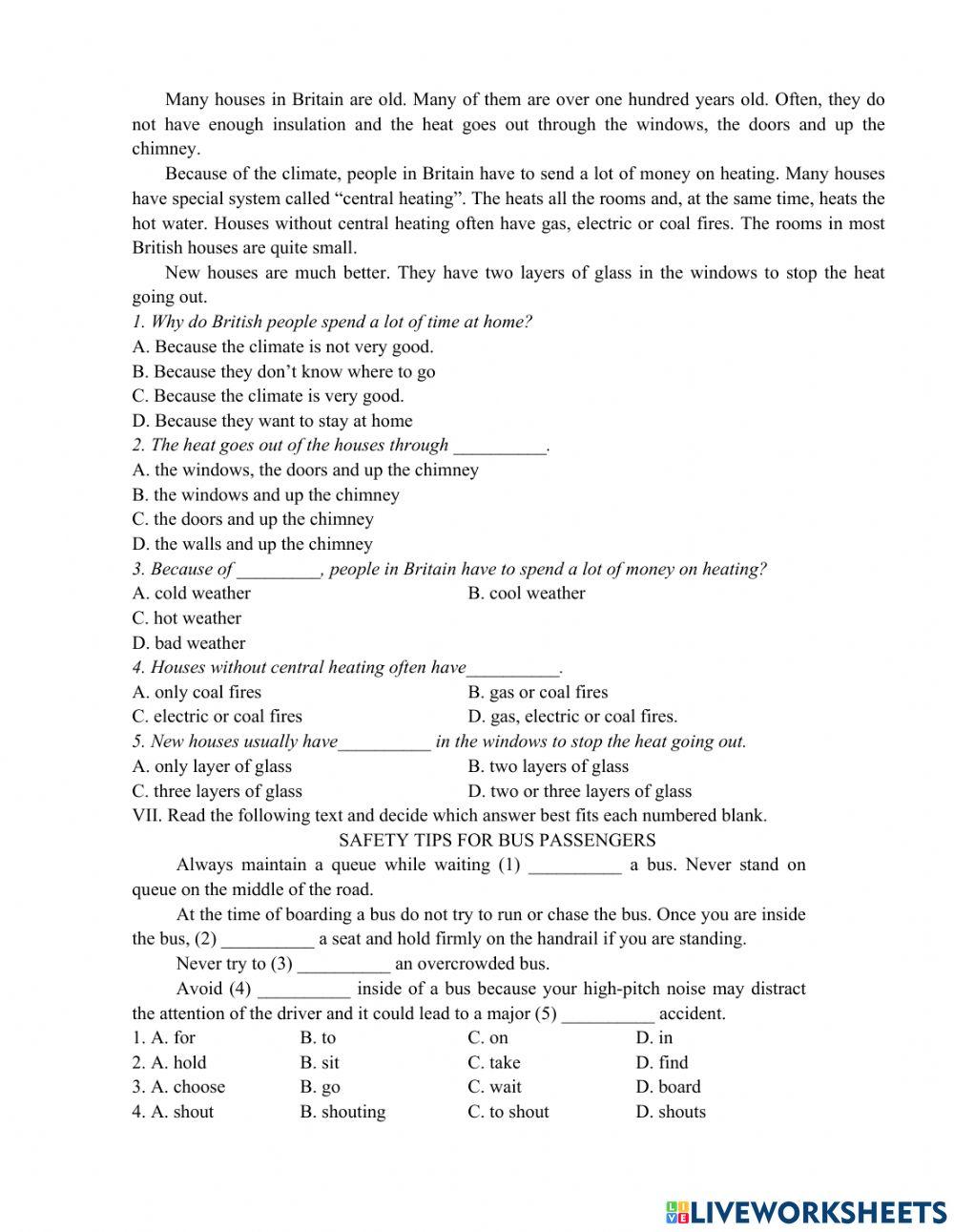 Mid term test grade 7